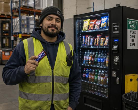 Vending machines for warehouses and factories
